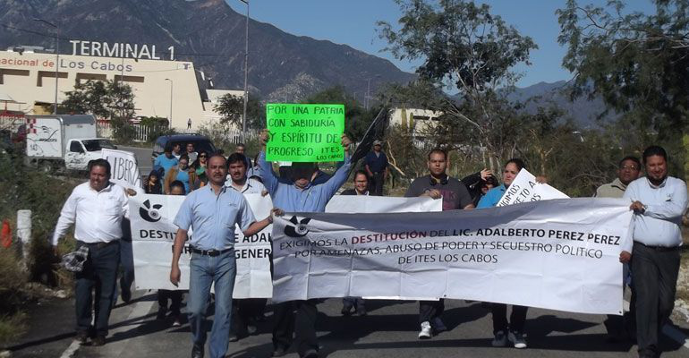 Diluyen huelga; concretan acuerdos maestros del ITES y directivos del plantel