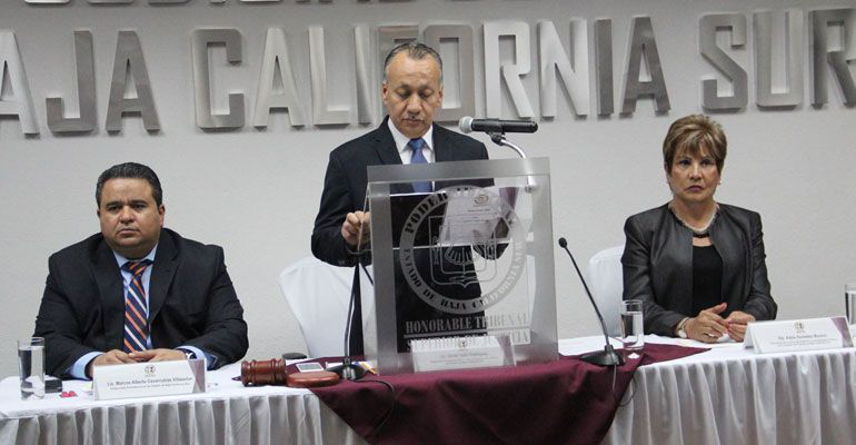 En BCS la justicia no se regatea, es el sostén de la gobernabilidad y solución pacífica: TSJE