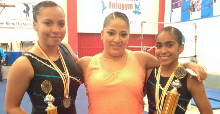 Naomi Bustos triunfa en el Campeonato Nacional de Gimnasia