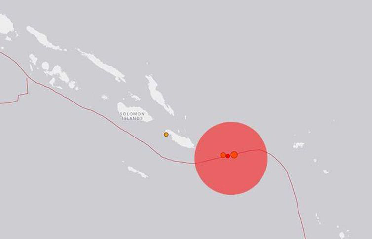 Intenso temblor remece el Pacífico Sur sin alerta de tsunami