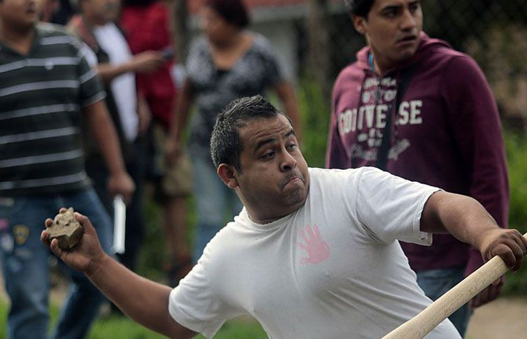 Disturbios durante la jornada electoral mexicana