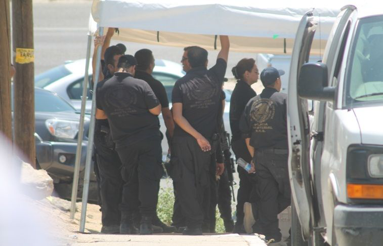 Policías estatales y ministeriales resguardan oficinas electorales de Los Cabos