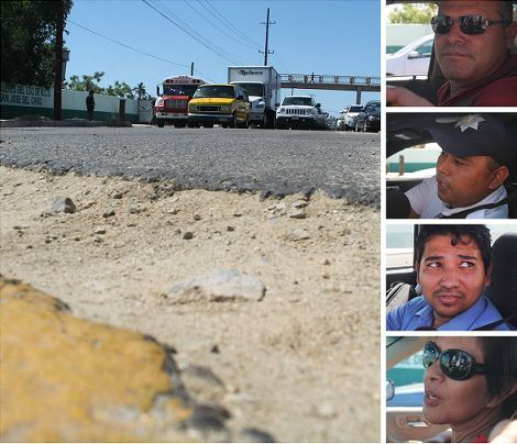 Se quejan automovilistas por obras que afectaron la carpeta asfáltica