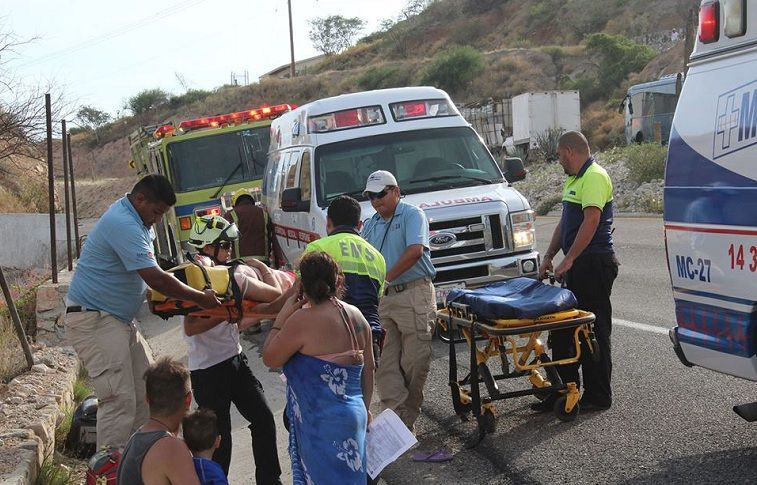De nuevo… Fin de semana de accidentes automovilísticos en Los Cabos