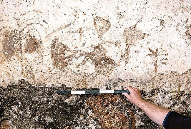 Descubren extraños grafitis en antiguos baños en Israel