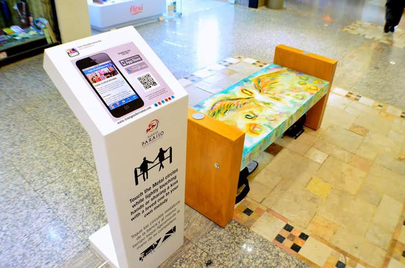 Instalan obras de arte interactivas en Plaza Puerto Paraíso