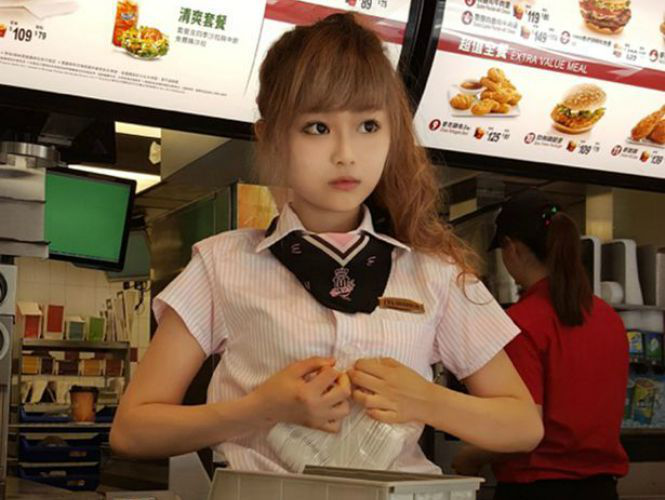 Taiwán enloquece con la ‘Diosa del McDonald’s’