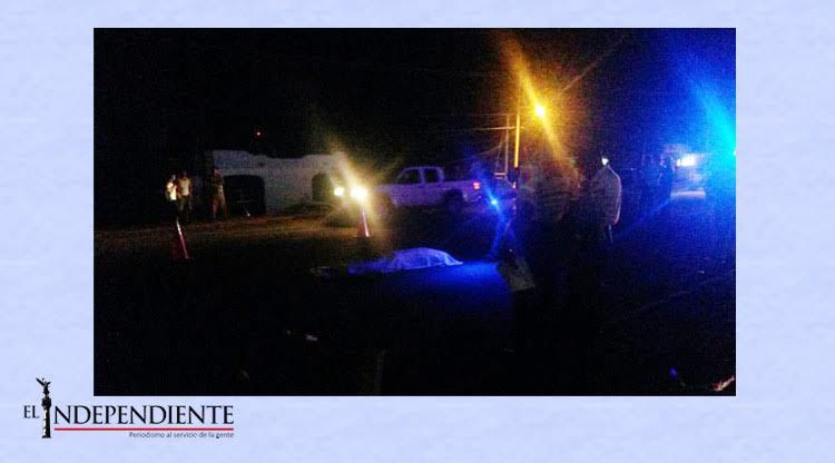 Falleció al ser atropellado un individuo en la transpeninsular; responsable se da a la fuga