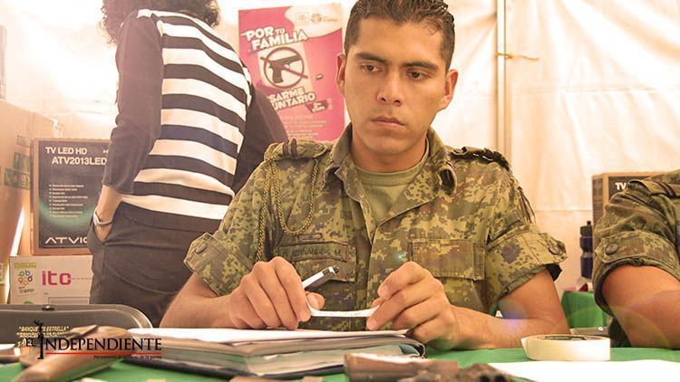 Cumplió su objetivo la campaña de donación de armas de fuego: SEDENA