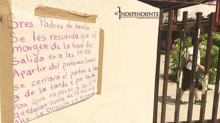 Escuelas primarias dejarán fuera a los niños que no sean recogidos antes de las 3:00 pm