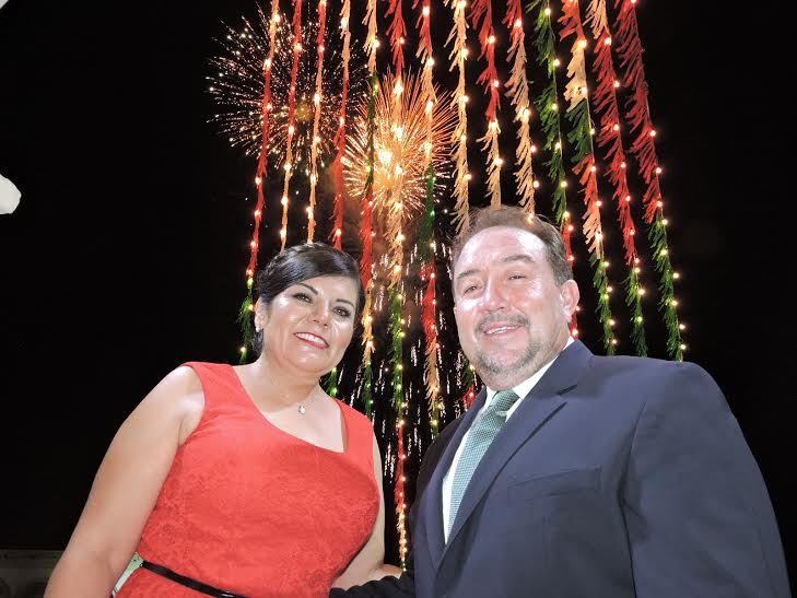 Da el alcalde Agúndez Montaño su último Grito de Independencia