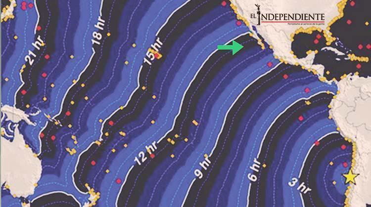 Alerta Protección Civil Estatal sobre posibles afectaciones en BCS por terremoto en Santiago de Chile