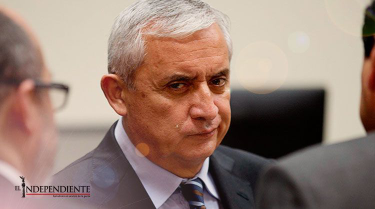 Embargan propiedades y una cuenta bancaria al ex presidente Pérez Molina