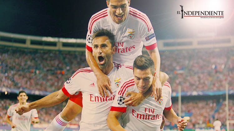 Benfica vence al Atlético de Madrid a domicilio; Jiménez fue titular