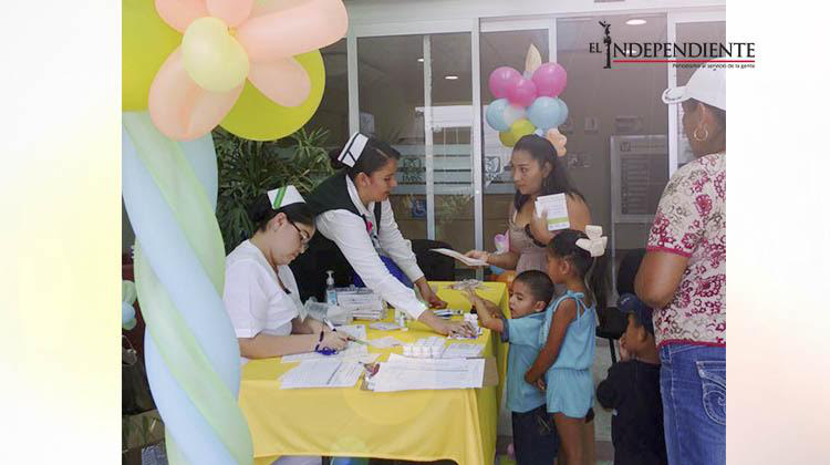 Convoca IMSS a los padres de familia a llevar a sus hijos a vacunar en la  3ra. Semana nacional de salud