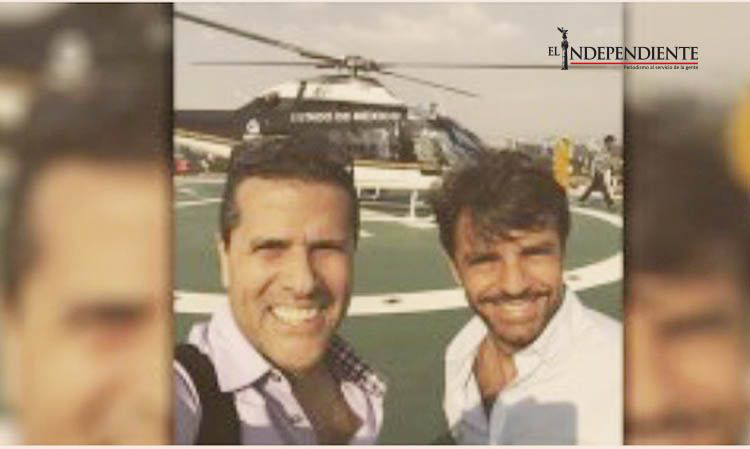 Presume Marco A. Regil  junto a Eugenio Derbez el uso de helicóptero del Edomex como taxi aéreo