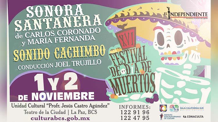 Sonora Santanera, Sonido Cachimbo y Paulo Piña presentes en el festival de Día de Muertos de La Paz