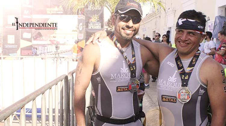 La historia de Marcos Velázquez, el “Ironman” invidente…