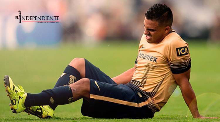 Pumas pierde a Javier Cortés por el resto del torneo regular
