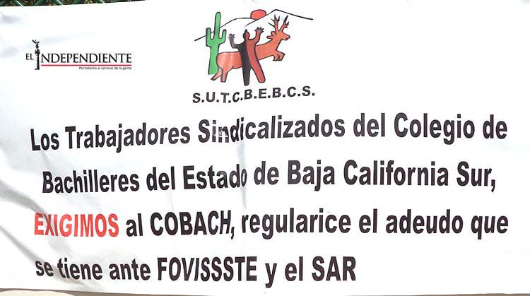 Sindicato de COBACH inicia manifestaciones en demanda de sus derechos