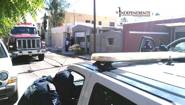 Reportan pérdidas totales tras incendio en vivienda