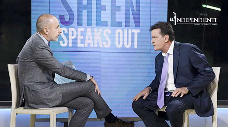 Revelación de Charlie Sheen impone récord de audiencia