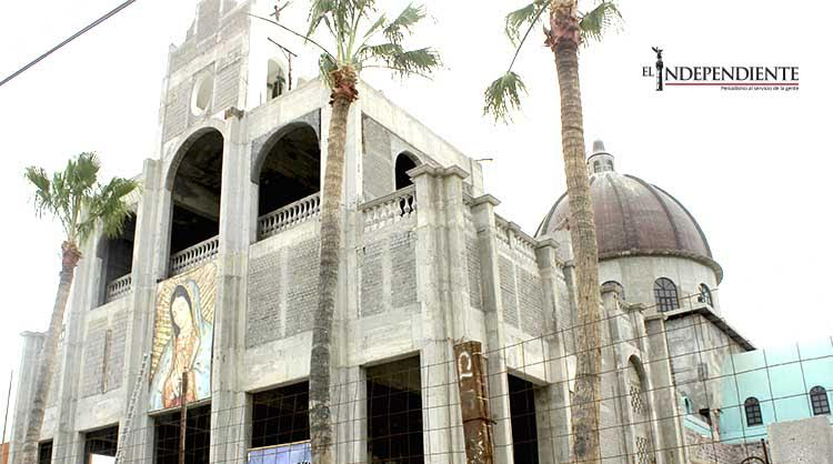 Dentro de 50 o 60 años podría quedar finalizado el Santuario de Guadalupe de La Paz