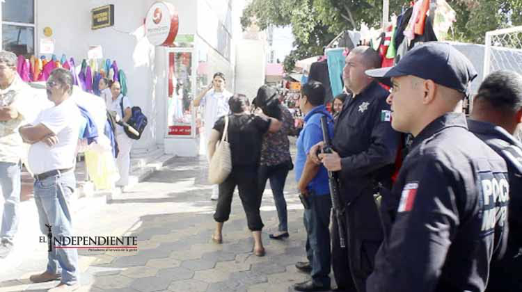 Inició el Ayto de La Paz reubicación de comerciantes ambulantes