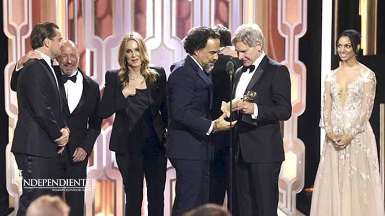 Iñárritu sale de los premios con dos Globos; DiCaprio, con uno