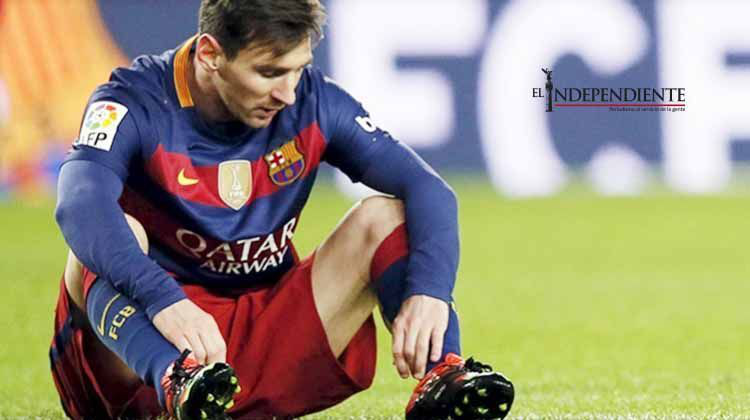 Messi tiene molestias musculares y es duda para la Copa del Rey