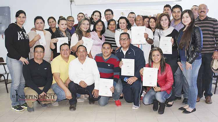 ICATEBCS inicia Curso de Capacitación para Trabajadores de ESCUFI