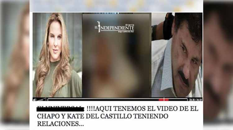 Video íntimo entre Kate y 'El Chapo' es un virus informático