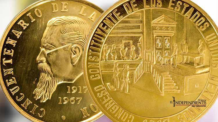 Avalan moneda conmemorativa de Constitución de 1917