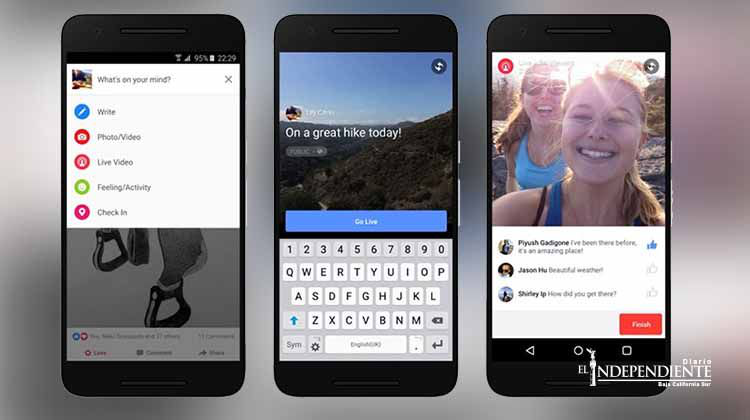 Facebook alista transmisión de videos en vivo para Android
