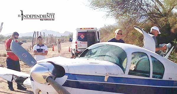 Avioneta sufre accidente en Mulegé
