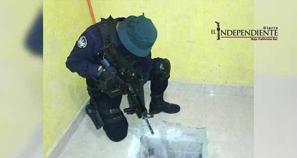 Hallan narcotúnel en restaurante de Mexicali; hay cinco detenidos