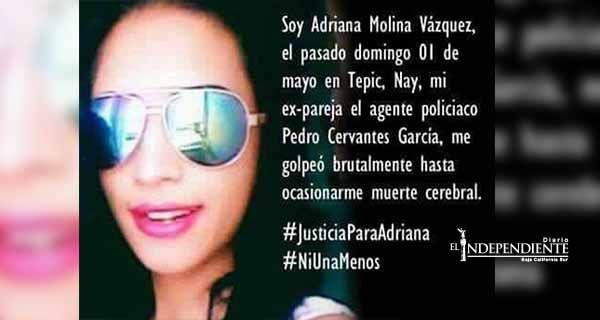 Jovencita muere por golpiza de ex novio policía