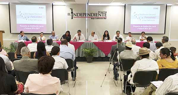 Inicia INE el Foro Estatal de Distritación Electoral en BCS