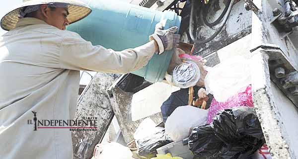 Descartan la posibilidad de cobrar por el servicio de recolección de basura en Los Cabos