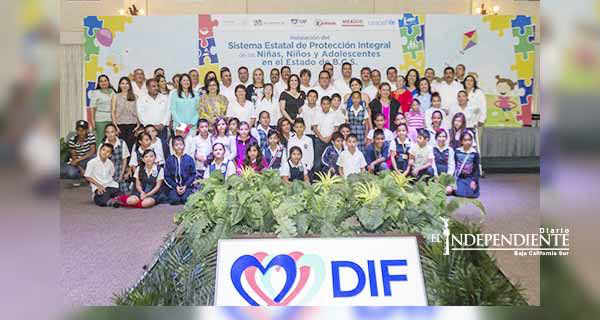 Instalan el Sistema de Protección Integral de las Niñas, Niños y Adolescentes de BCS