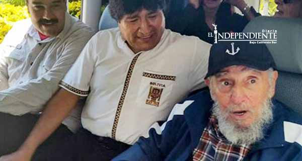 Fidel Castro ya está viejito, pero sigue lúcido: Evo Morales