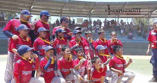 Rayitos se levantó con el Titulo en el Estatal de Béisbol  en San José