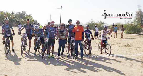 Con éxito se realizó la carrera de ciclismo MTB en el ejido Conquista Agraria