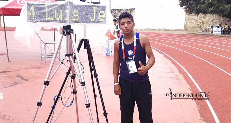 Obtiene atleta cabeño cuarto lugar en atletismo durante la pasada edición de la Paralimpiada Nacional