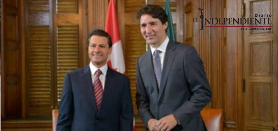 Llama Peña a Trudeau, acuerdan reforzar lazos de cooperación