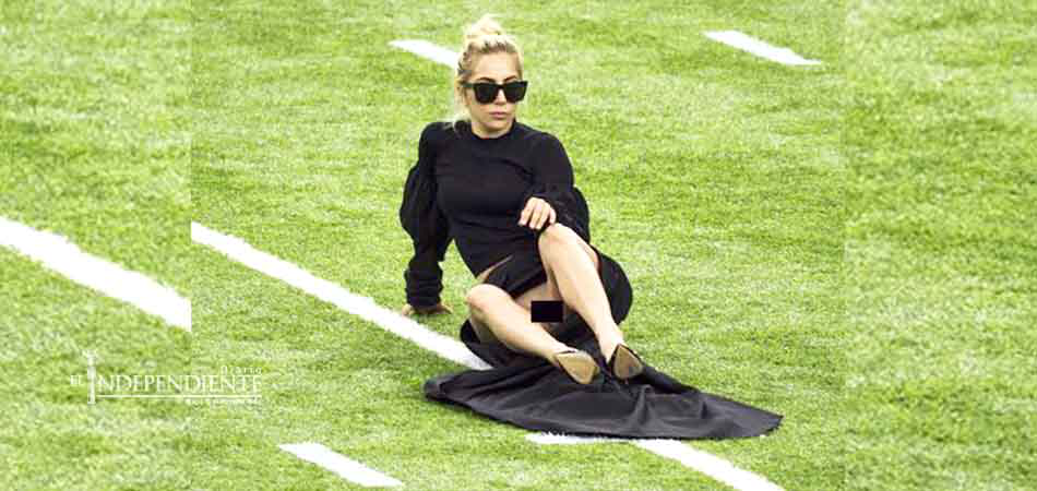 Gaga enseña de más previo a su show en el Super Bowl