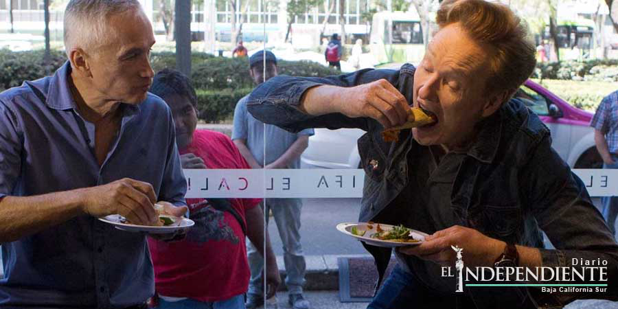 El conductor Conan O'Brien se vuelve 'tacólico' en México
