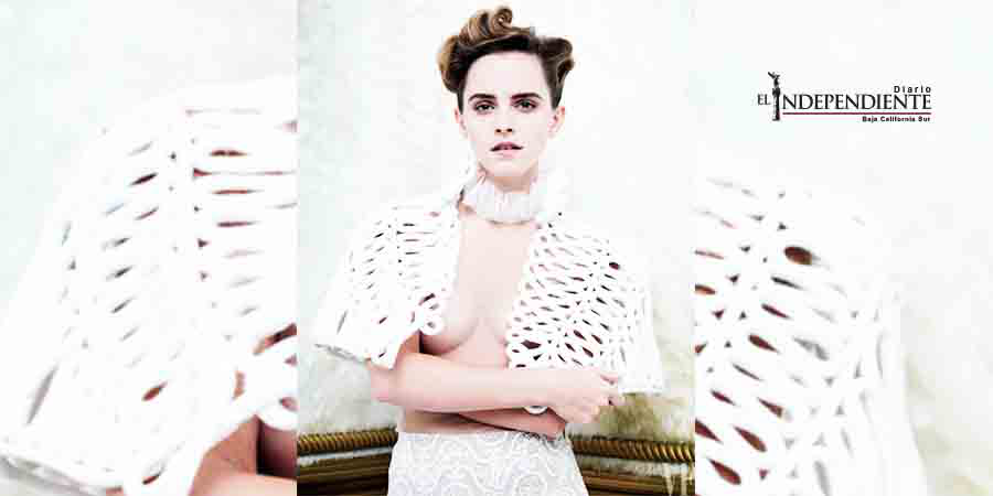 Emma Watson hace topless para Vanity Fair