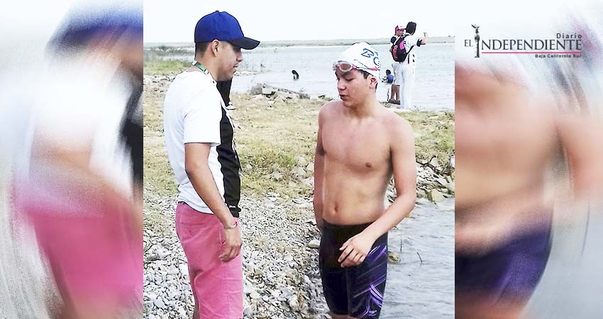 Nadador Lucio Blanco se presenta en la Olimpiada Nacional