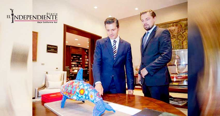Un honor trabajar con Peña Nieto, líder en conservación de ecosistemas: DiCaprio